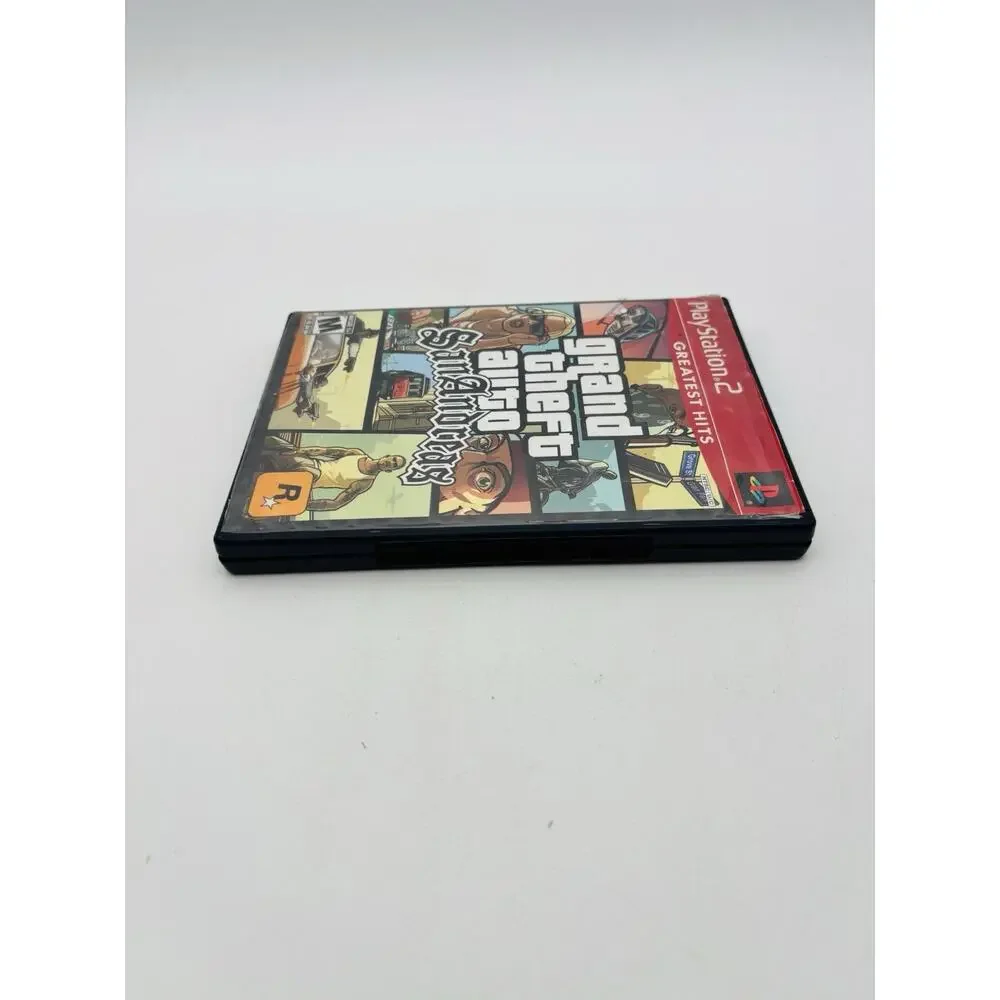 GTA San Andreas PS2 Greatest Hits Tested and Working No Manual No Map